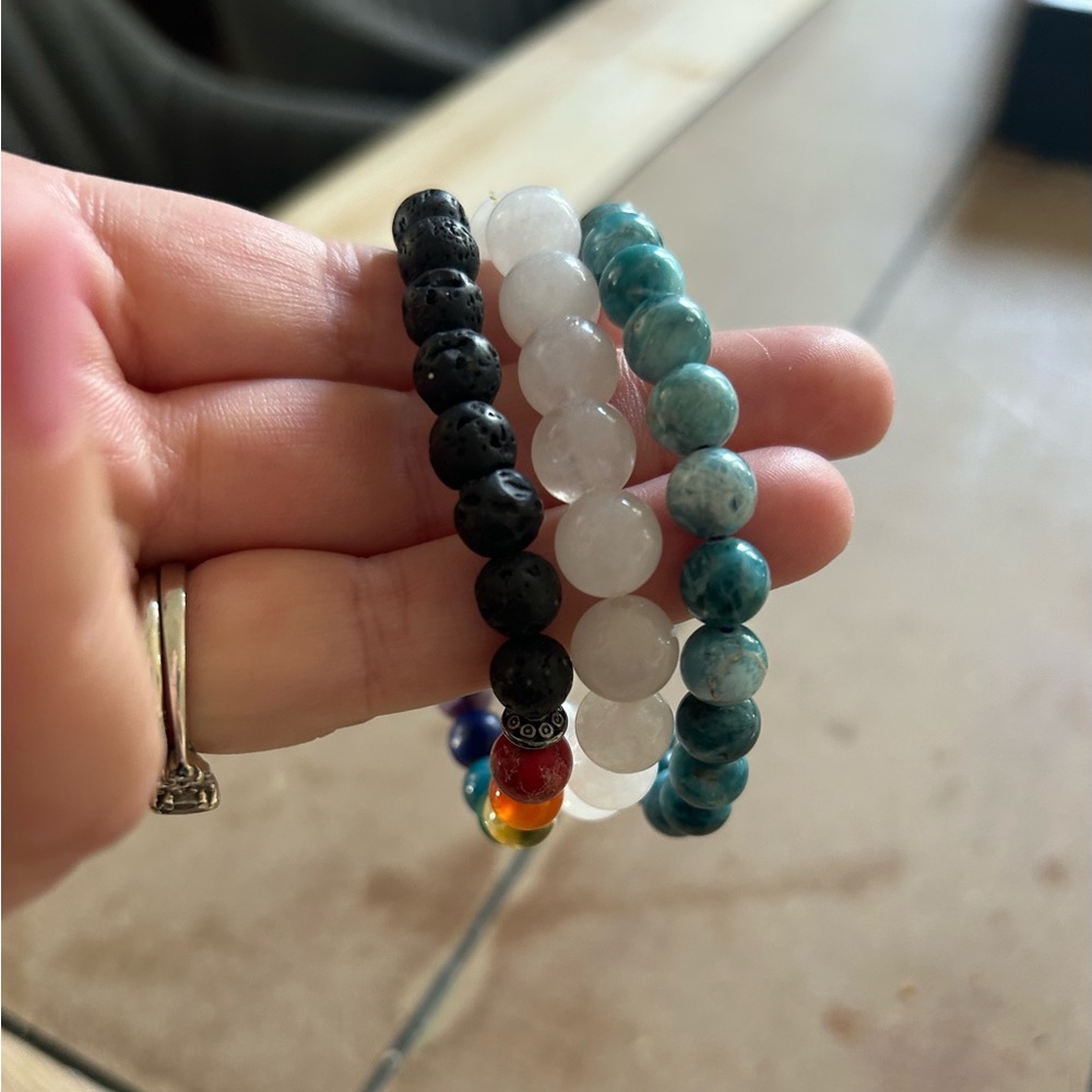 Beaded Bracelets Set - Multicolor